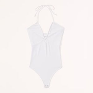 Abercrombie Halter Cut-out Bodysuit